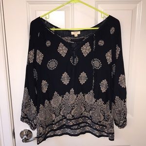 Ganji patterned blouse